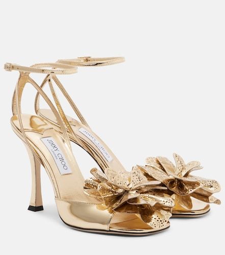 Sandales Mimmi en cuir métallisé - Jimmy Choo - Modalova