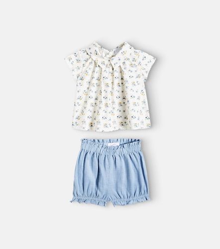 Bébé – Ensemble top et bloomer Miki en coton mélangé - C'era Una Volta - Modalova