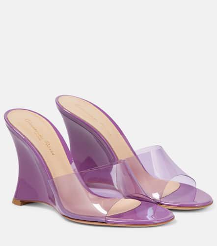 Mules compensées Futura 95 en PVC - Gianvito Rossi - Modalova