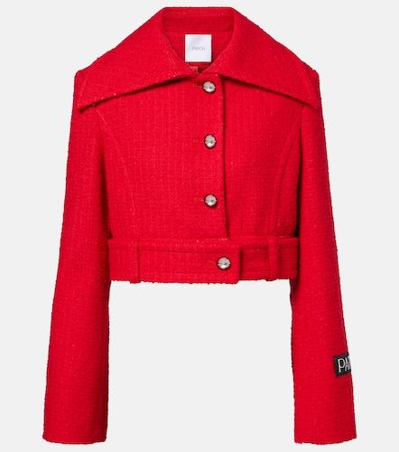 Veste raccourcie en tweed de laine mélangée - Patou - Modalova