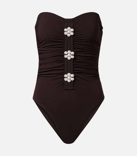 Maillot de bain bustier Maya à perles fantaisie - Karla Colletto - Modalova