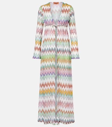 Robe de plage en lamé à motif Zigzag - Missoni - Modalova