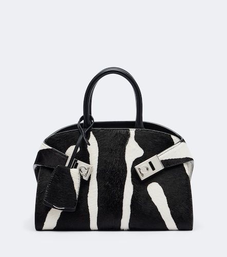 Sac Hug Small à motif zèbre - Ferragamo - Modalova
