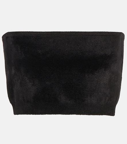 Alaïa Top bandeau en velours de laine mélangé - Alaia - Modalova