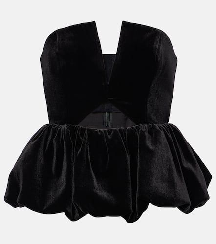 Top bustier en velours - Self-Portrait - Modalova