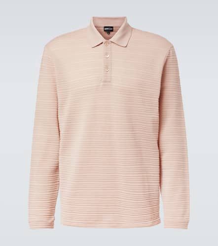 Polo ray en laine vierge - Giorgio Armani - Modalova