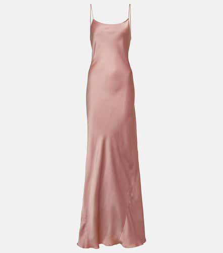 Robe longue Cami en satin - Victoria Beckham - Modalova