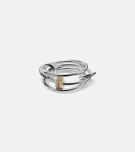 Bague en argent sterling, or 18 ct et diamants - Spinelli Kilcollin - Modalova