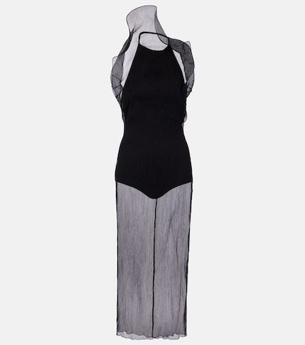 Robe midi en organza de soie - Magda Butrym - Modalova