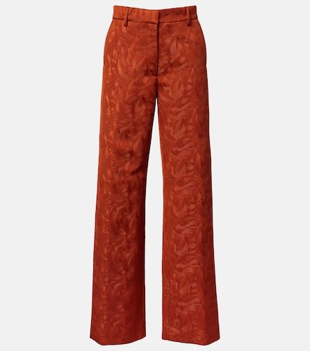 Pantalon droit en jacquard - Dries Van Noten - Modalova