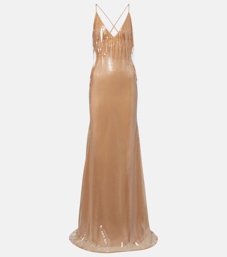 Robe de soirée dégradée à paillettes - David Koma - Modalova