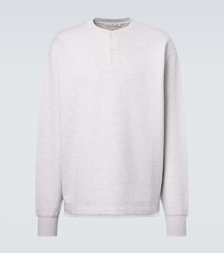 Sweat-shirt chiné en coton mélangé - Acne Studios - Modalova