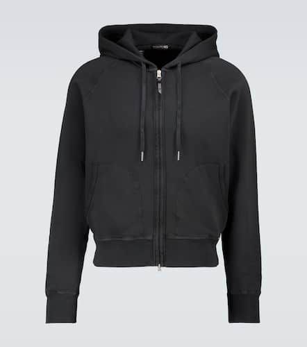 Homme Vêtements Articles de sport et dentraînement Sweats à capuche Hoodie à fermeture zippée Coton Tom Ford pour homme en coloris Noir 