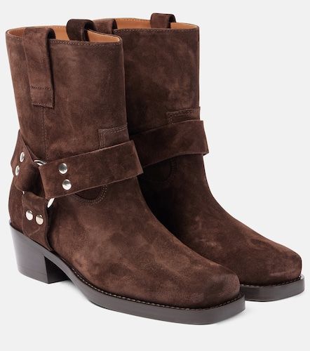 Bottes motard Roxy 45 en daim - Paris Texas - Modalova