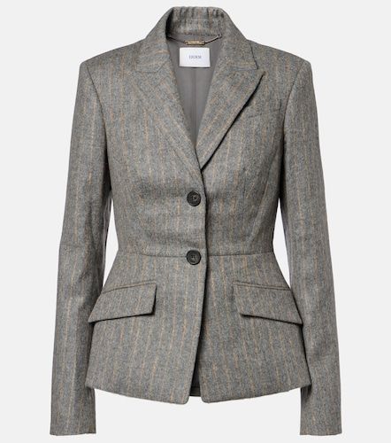 Blazer rayé en laine et mohair - Erdem - Modalova