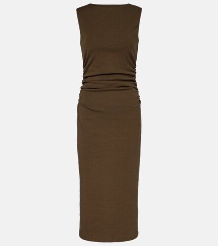 Robe midi Charissa en coton mélangé - Veronica Beard - Modalova