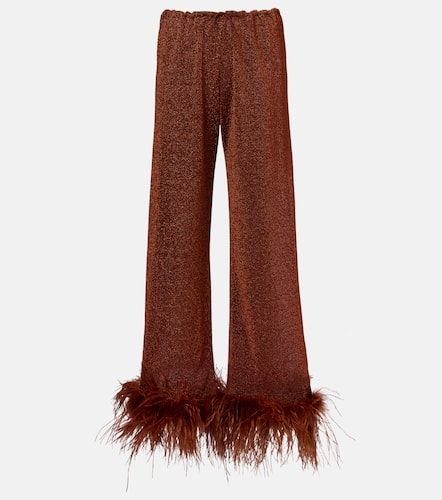 Osree Pantalon droit Lumire Plumage  plumes - Oseree - Modalova