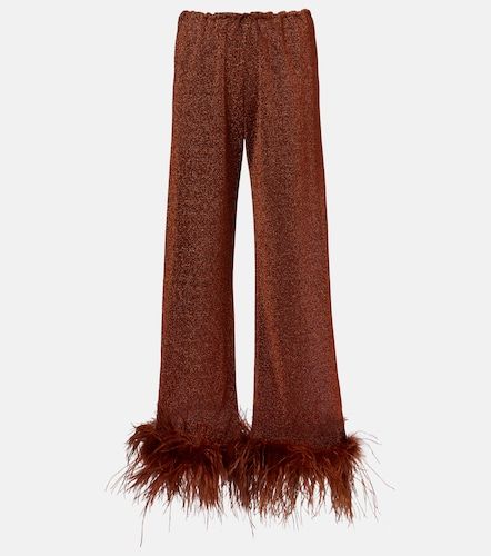 Oséree Pantalon droit Lumière Plumage à plumes - Oseree - Modalova