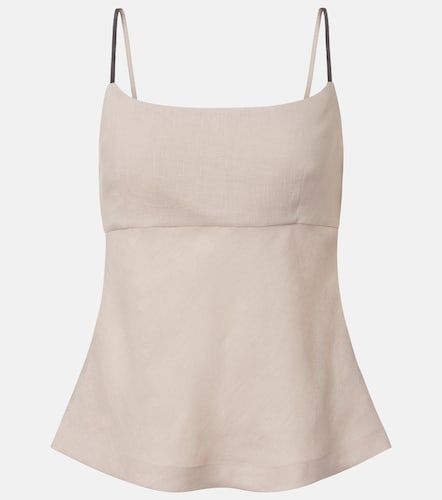 Top Monili en lin - Brunello Cucinelli - Modalova