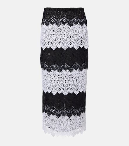 Jupe midi en dentelle - Carolina Herrera - Modalova
