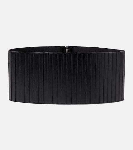 Alaïa Ceinture corset en cuir à rayures - Alaia - Modalova