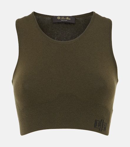 Brassière de sport en soie mélangée - Loro Piana - Modalova