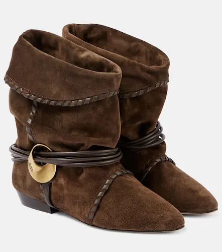 Bottines Sellen en daim - Isabel Marant - Modalova