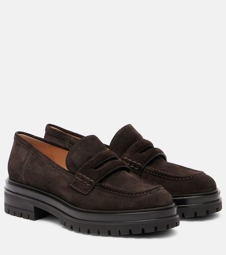 Mocassins Davis en daim - Gianvito Rossi - Modalova