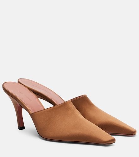 Amina Muaddi Mules Jamie en cuir - Amina Muaddi - Modalova