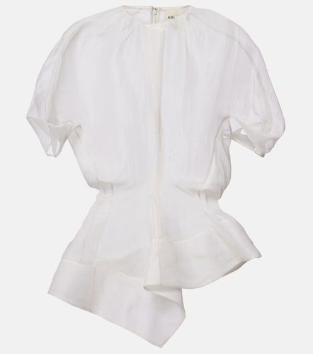 Top Rumi en soie transparente - Khaite - Modalova