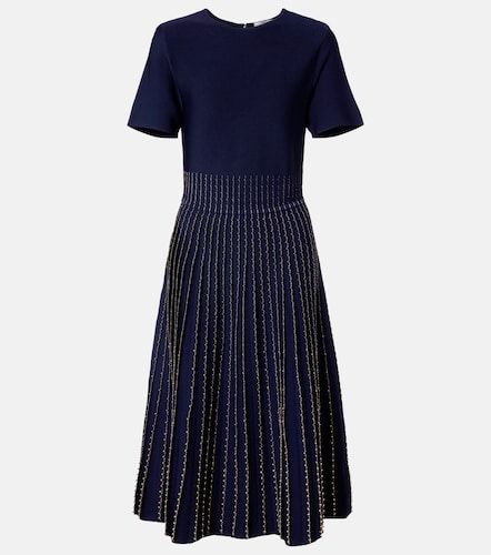 Robe midi à perles fantaisie - Carolina Herrera - Modalova