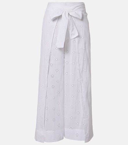 Pantalon ample en coton à broderies anglaises - Polo Ralph Lauren - Modalova