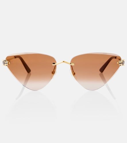 Lunettes de soleil œil-de-chat Panthère de Cartier - Cartier Eyewear Collection - Modalova