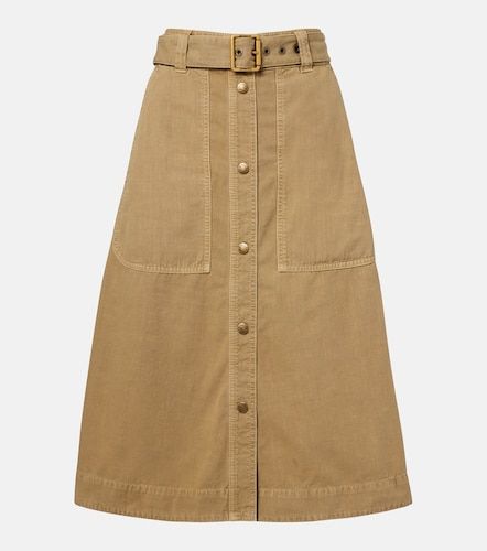 Moncler Jupe midi en denim - Moncler - Modalova