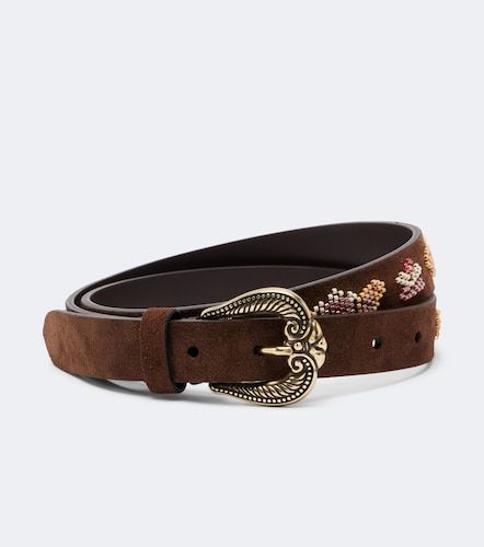 Etro Ceinture en daim à perles - Etro - Modalova