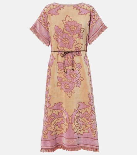 Robe midi Aster en coton à imprimé - Zimmermann - Modalova