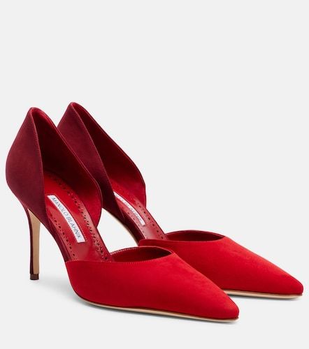 Escarpins Taylerbinu 90 en daim - Manolo Blahnik - Modalova