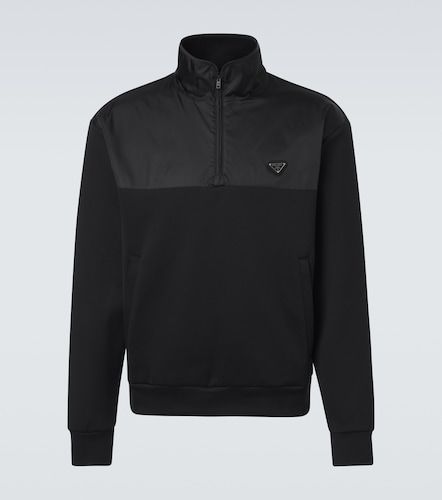 Sweat-shirt en coton mélangé - Prada - Modalova