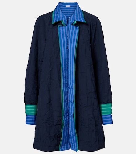 Robe chemise en coton mélangé à rayures - Loewe - Modalova