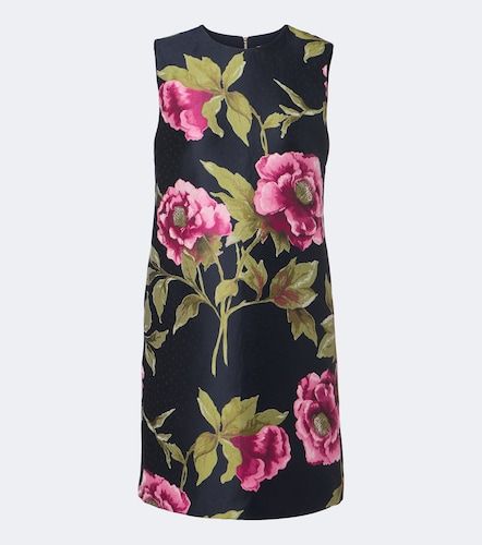 Robe en jacquard à fleurs - Carolina Herrera - Modalova