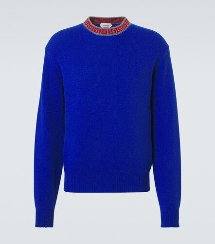 Pull Greca Border en laine et cachemire - Versace - Modalova