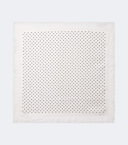Foulard Junia en soie et dentelle à pois - Posse - Modalova
