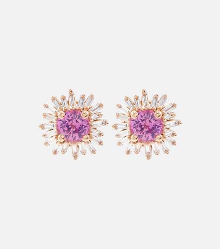 Boucles d'oreilles One Of A Kind en or 18 ct, saphirs et diamants - Suzanne Kalan - Modalova