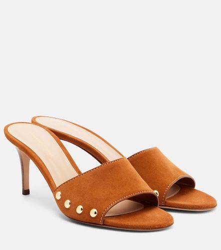Mules Avelin en daim à ornements - Gianvito Rossi - Modalova