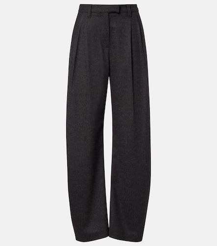 Pantalon ample en laine vierge - Brunello Cucinelli - Modalova