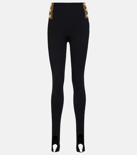 Legging fuseau à taille haute - Balmain - Modalova