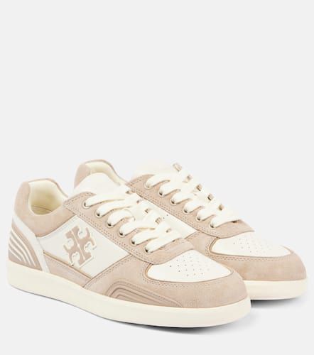 Baskets Clover Court en cuir et daim - Tory Burch - Modalova