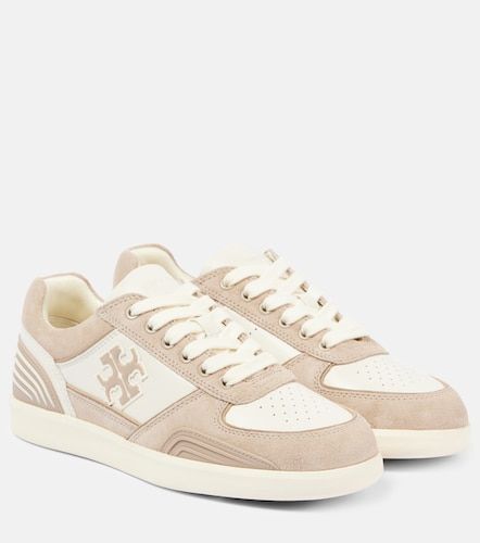 Baskets Clover Court en daim et cuir - Tory Burch - Modalova