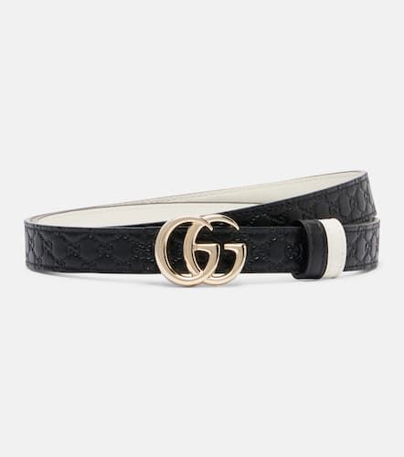 Ceinture Double G rversible en cuir - Gucci - Modalova