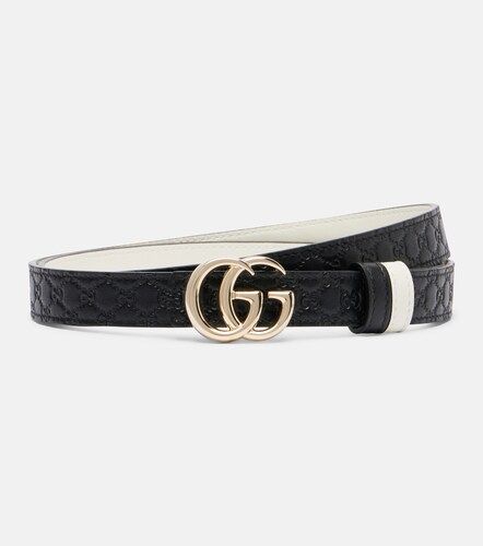 Ceinture Double G réversible en cuir - Gucci - Modalova